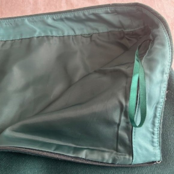 J Crew Dark Green No 2 pencil skirt size 12 - Picture 6 of 8